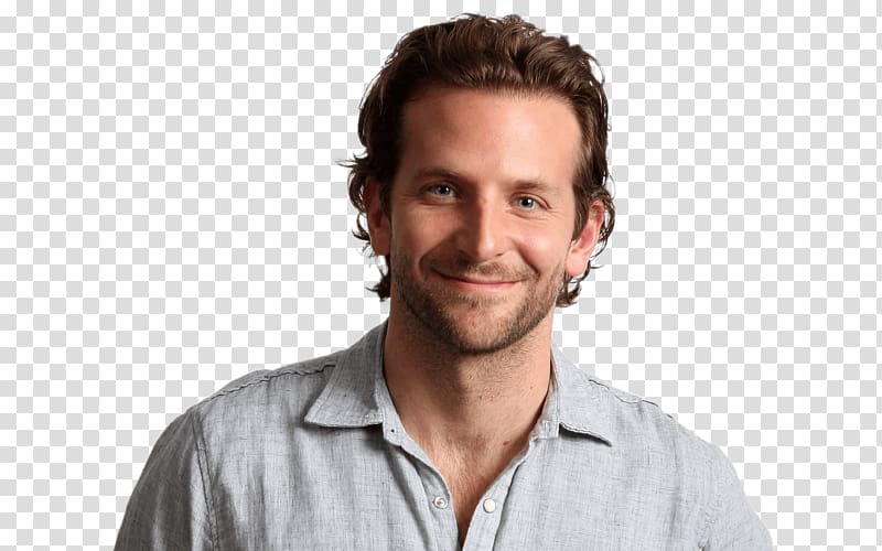 man wearing gray top, Bradley Cooper transparent background PNG clipart