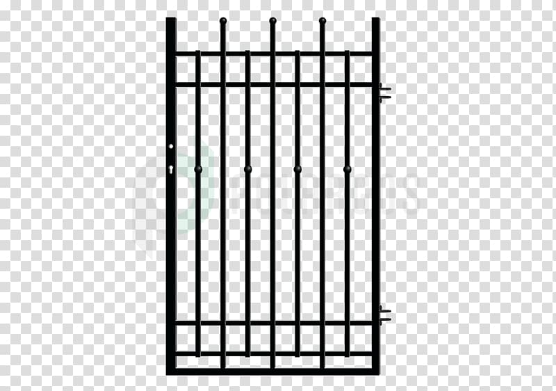 Wicket gate Wrought iron Metal Fence, gate transparent background PNG clipart