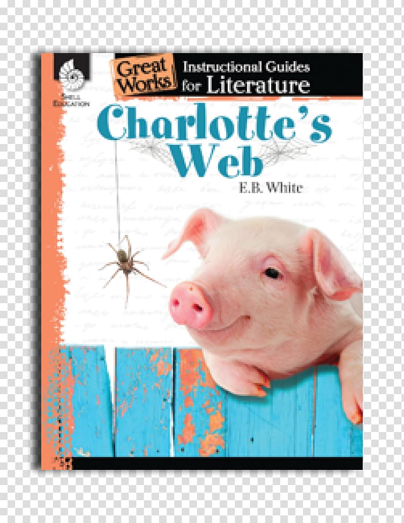 Charlotte's Web: An Instructional Guide for Literature Charlotte's Web: Instructional Guides for Literature Island of the Blue Dolphins, charlotte web transparent background PNG clipart
