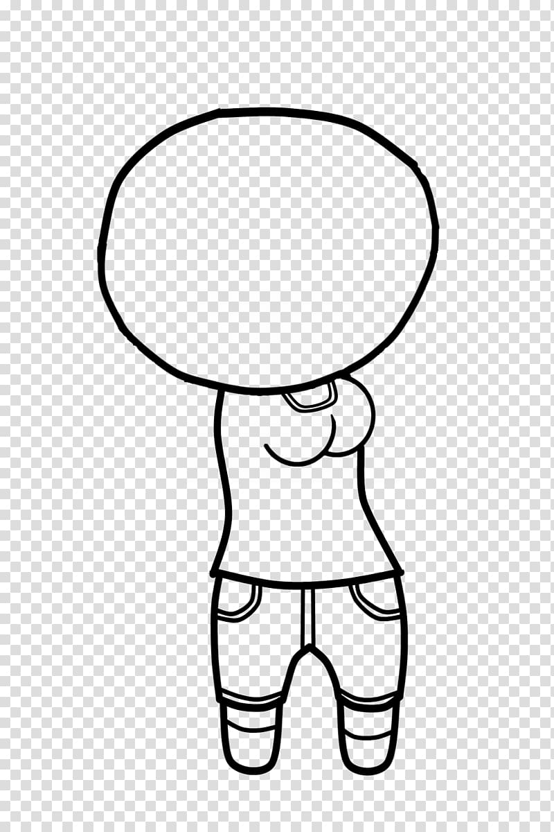 Thumb Line art Finger Cartoon , greasy transparent background PNG clipart