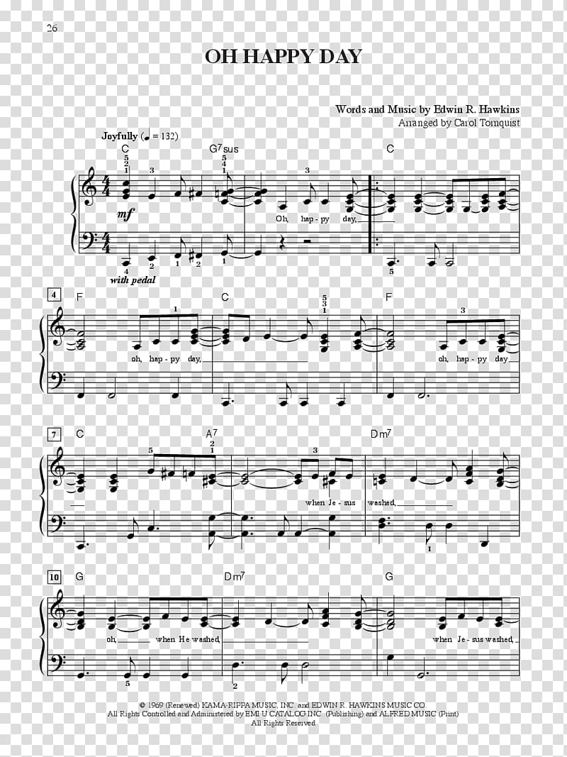 Sheet Music Piano duet C major, black piano transparent background PNG clipart