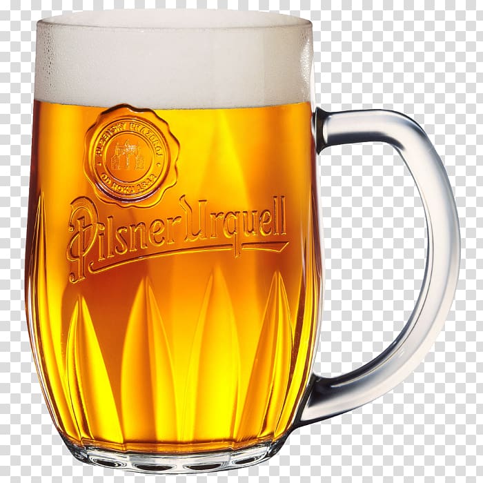 Pilsner Urquell Brewery Beer Czech cuisine, beer transparent background PNG clipart