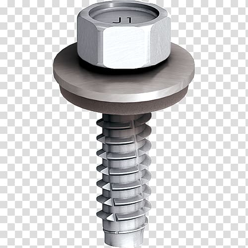 Self-tapping screw EJOT Steel Sheet metal, screw transparent background PNG clipart
