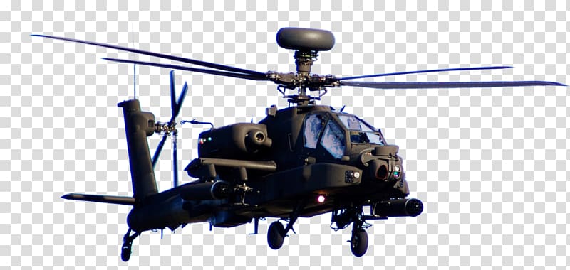 Helicopter rotor Boeing AH-64 Apache AgustaWestland Apache Aircraft, helicopter transparent background PNG clipart