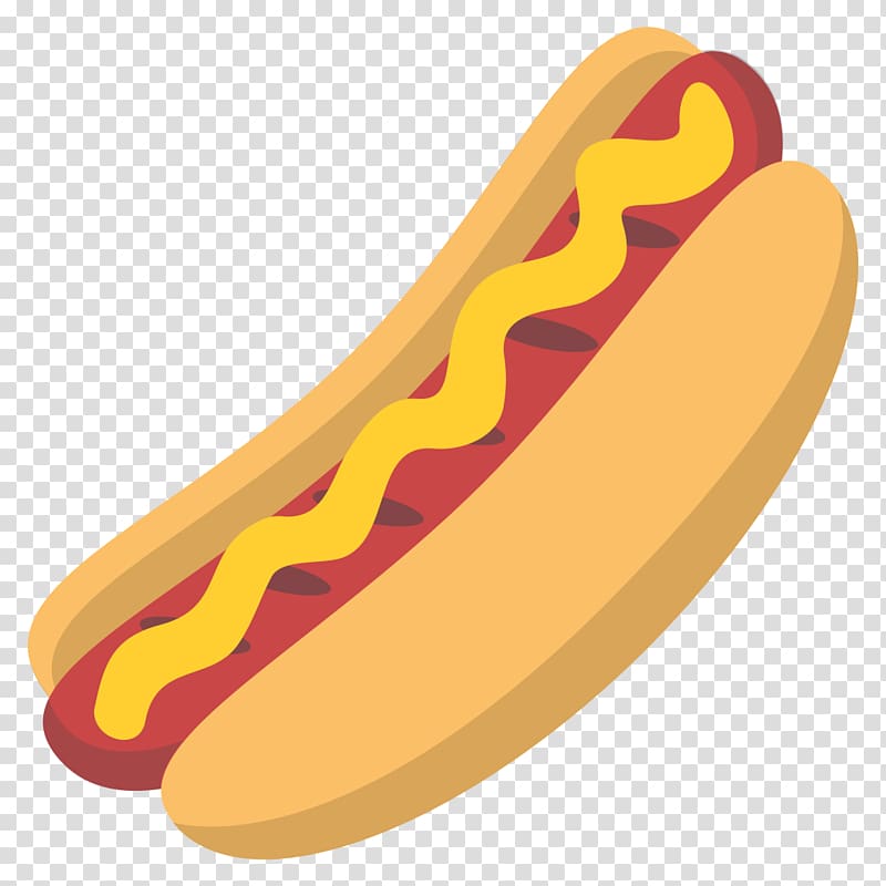 Hot dog Hamburger French fries Emoji Emoticon, hot dog transparent background PNG clipart