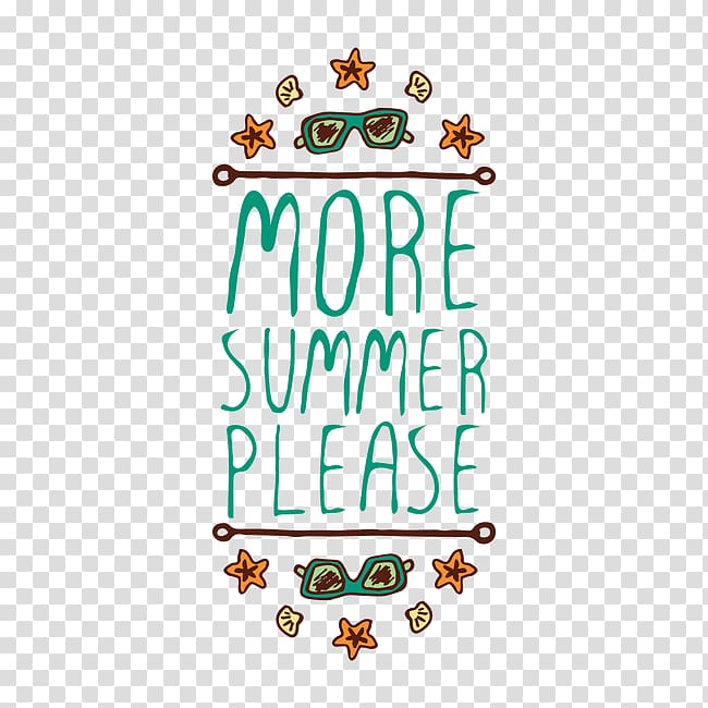 Summer Card Cover transparent background PNG clipart