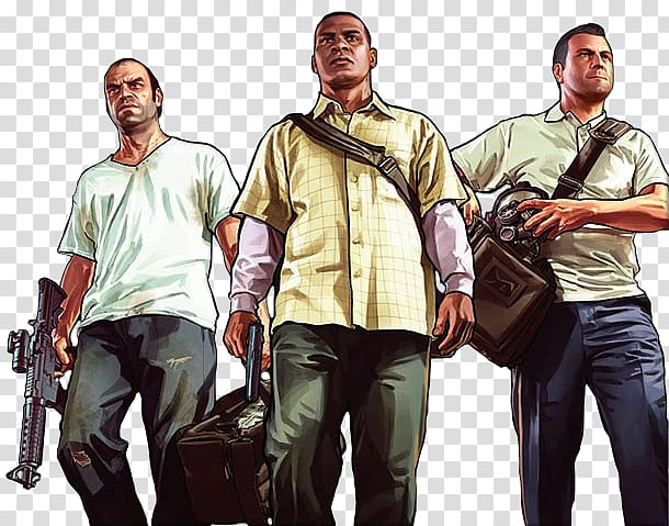 Grand Theft Auto V Grand Theft Auto: San Andreas Grand Theft Auto IV Grand Theft Auto: Vice City Niko Bellic, Grand Theft Auto V transparent background PNG clipart