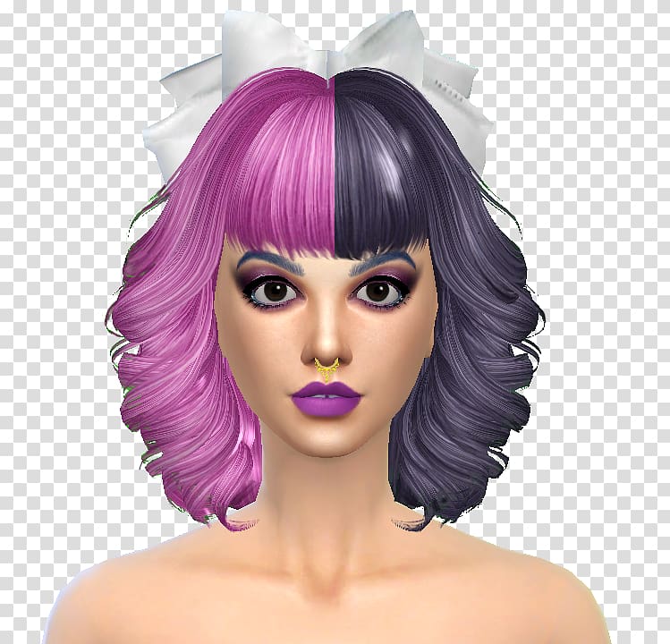 Melanie Martinez The Sims 4 The Sims 3, long hair transparent background PNG clipart
