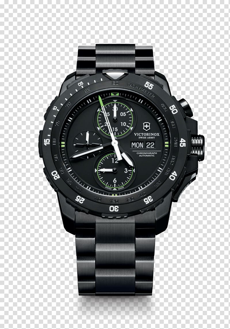 Alpnach Chronograph Victorinox Automatic watch, swiss transparent background PNG clipart