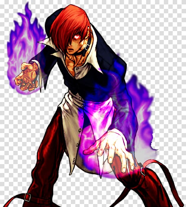 Iori Yagami Anime Manga The King of Fighters, Anime, purple