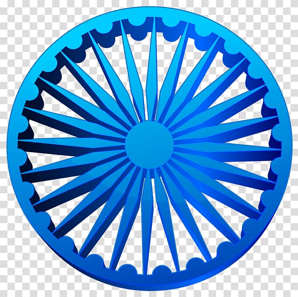 round blue , Indian Independence Day Republic Day January 26, India transparent background PNG clipart