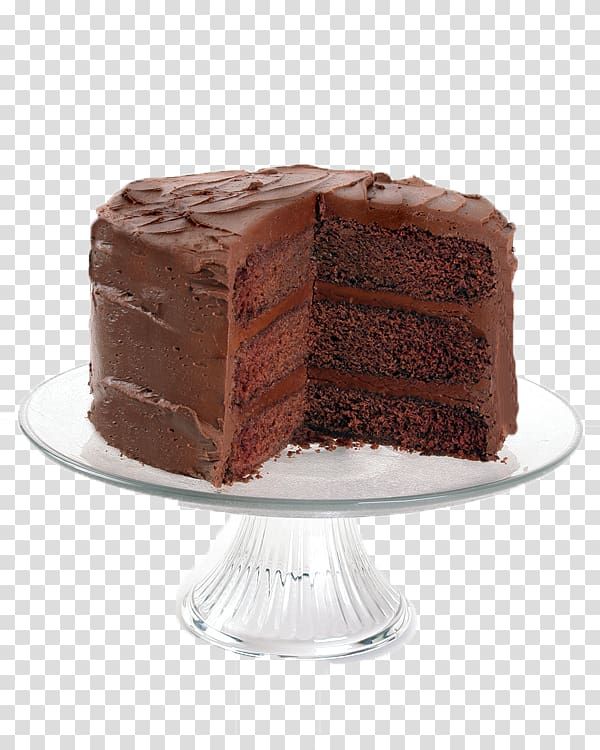 Flourless chocolate cake Chocolate brownie Sachertorte, chocolate cake transparent background PNG clipart