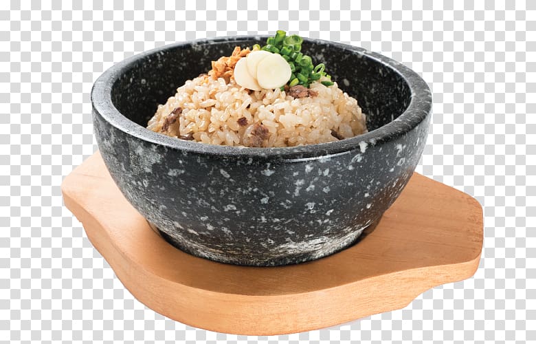 Yakiniku Asian cuisine Stonebowl Korean Kamameshi, rice transparent background PNG clipart