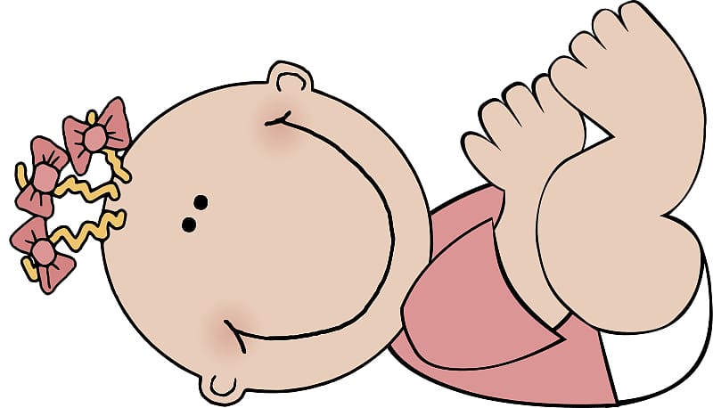 Diaper Infant Girl , Happy Baby transparent background PNG clipart