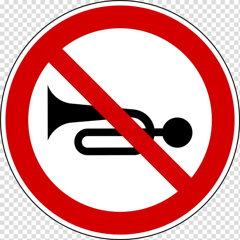Vehicle horn Traffic sign, according to the transparent background PNG clipart