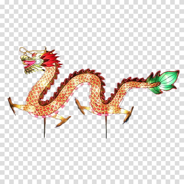 Lantern Festival Dragon dance, Festive dragon light transparent background PNG clipart