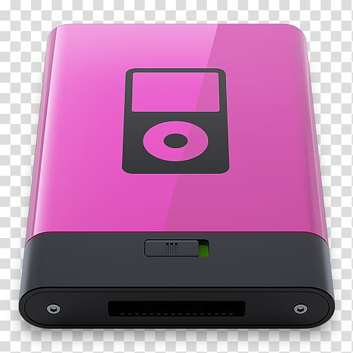 purple and black power bank, pink electronic device ipod multimedia, Pink iPod B transparent background PNG clipart