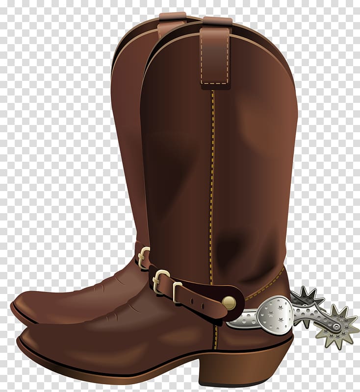 Boot Shoe, Brown boots transparent background PNG clipart