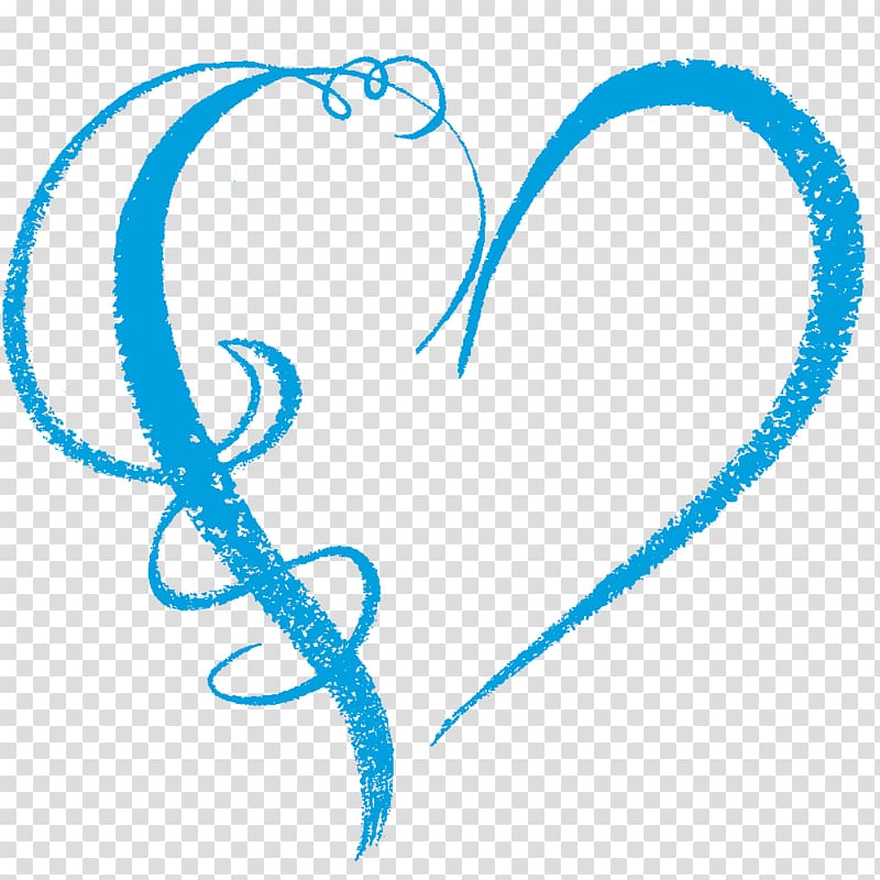 blue heart illustration, Heart Light blue Navy blue , graph transparent background PNG clipart