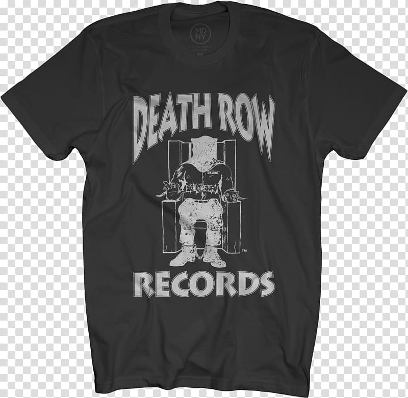 Long-sleeved T-shirt Death Row Records Clothing, T-shirt transparent background PNG clipart
