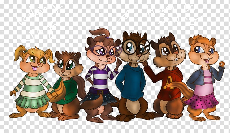 Alvin and the Chipmunks Theodore Seville The Chipettes We're the Chipmunks (Music from the TV Show), others transparent background PNG clipart