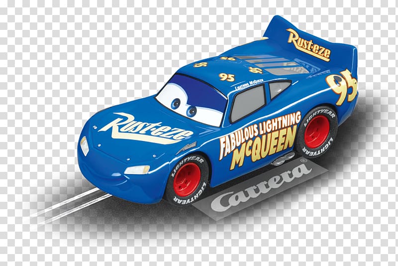 Lightning McQueen Carrera Slot car 1:43 scale Jackson Storm, Cars transparent background PNG clipart