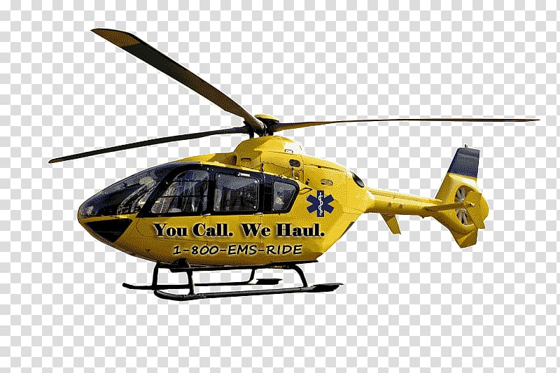 Helicopter Aircraft Airplane Eurocopter EC135 , helicopters transparent background PNG clipart