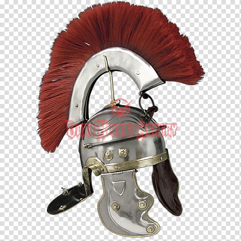 Helmet Ancient Rome Roman Empire Galea Roman military personal equipment, Helmet transparent background PNG clipart
