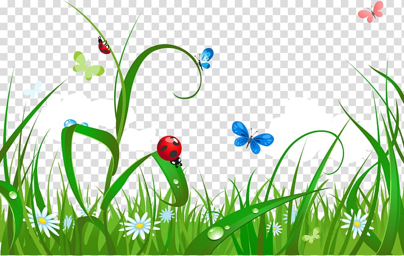Illustration, Small fresh green grass transparent background PNG clipart