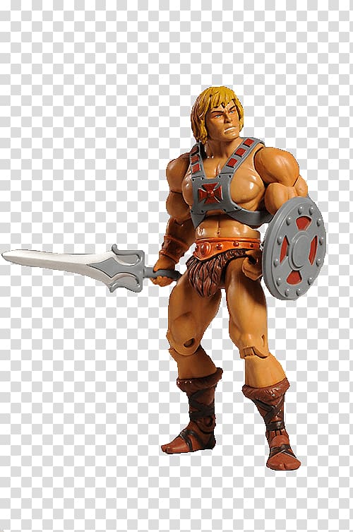male character action figure, Heman transparent background PNG clipart