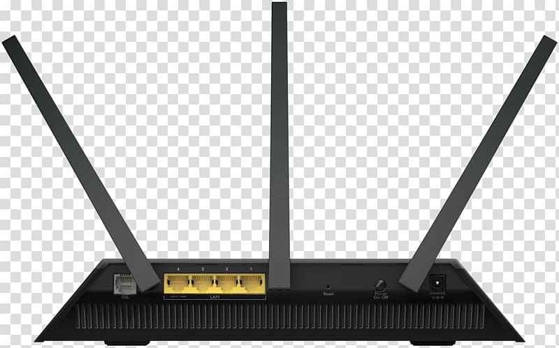 NETGEAR Nighthawk D7000 VDSL DSL modem Router NETGEAR Nighthawk R7000, Nighthawk transparent background PNG clipart