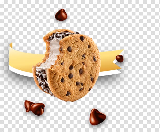 Biscuits Ice cream sandwich Chocolate chip cookie, ice cream transparent background PNG clipart