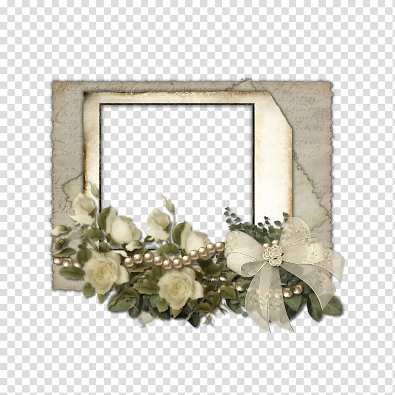Flower , Elegant flower frame transparent background PNG clipart