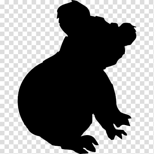 Koala Sloth Silhouette , koala transparent background PNG clipart