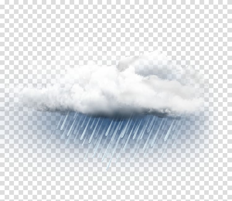 white clouds illustration, Sky Rain Cloud Euclidean , Weather elements transparent background PNG clipart