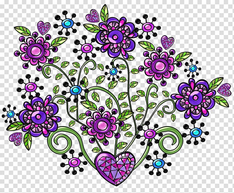 Flower Art Floral design Color, zen transparent background PNG clipart