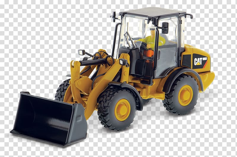 Caterpillar Inc. Loader Die-cast toy 1:50 scale Caterpillar 924G, bucket transparent background PNG clipart