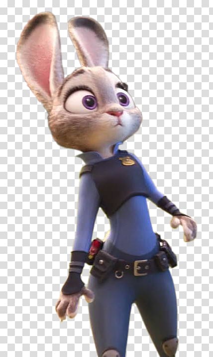 Lt. Judy Hopps Nick Wilde Rabbit Animated film, rabbit transparent background PNG clipart