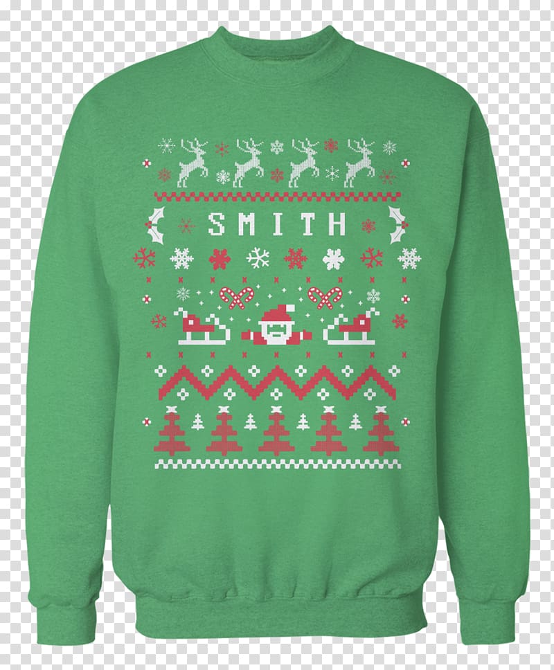 Christmas jumper T-shirt Sweater Hoodie, ugly sweater transparent background PNG clipart