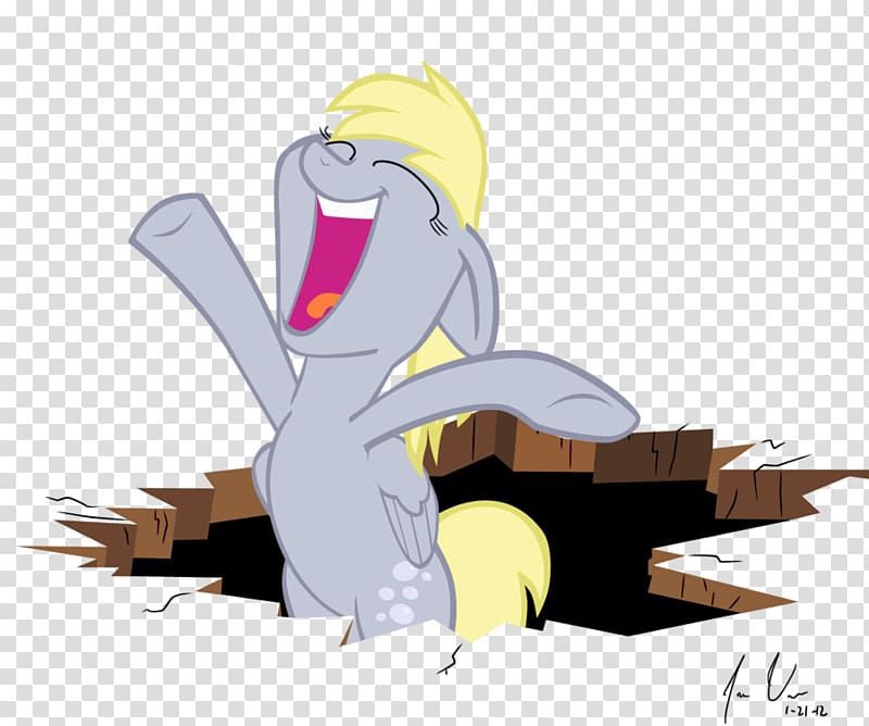 Derpy Hooves, BREAK WALL transparent background PNG clipart