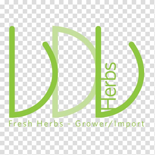 VDV-HERBS | Fresh Herbs, Grower/Import Logo Product design, fresh theme logo transparent background PNG clipart