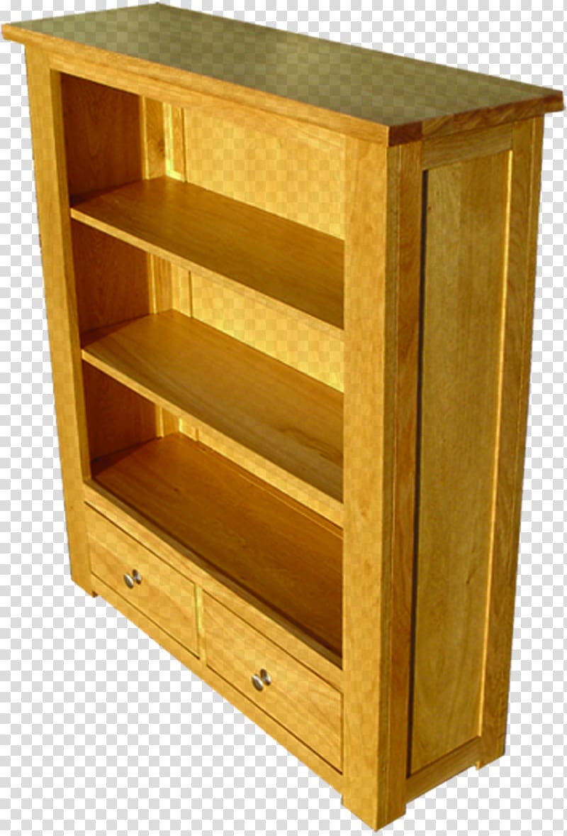 Furniture Bookcase Shelf Drawer Cupboard, oak transparent background PNG clipart