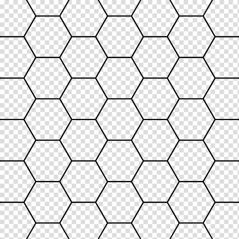 Hexagonal tiling Honeycomb conjecture Geometry, euclidean transparent background PNG clipart