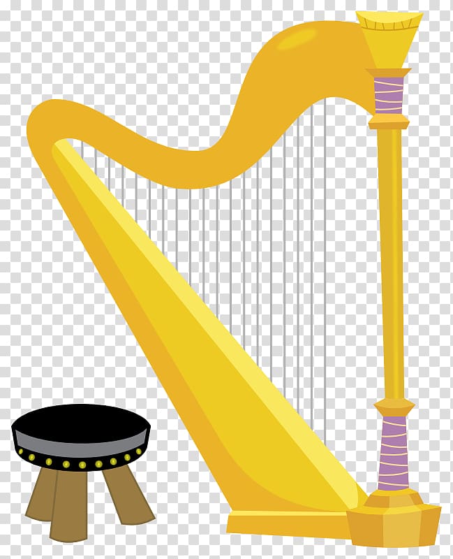 Celtic harp Musical Instruments String Instruments , harp transparent background PNG clipart