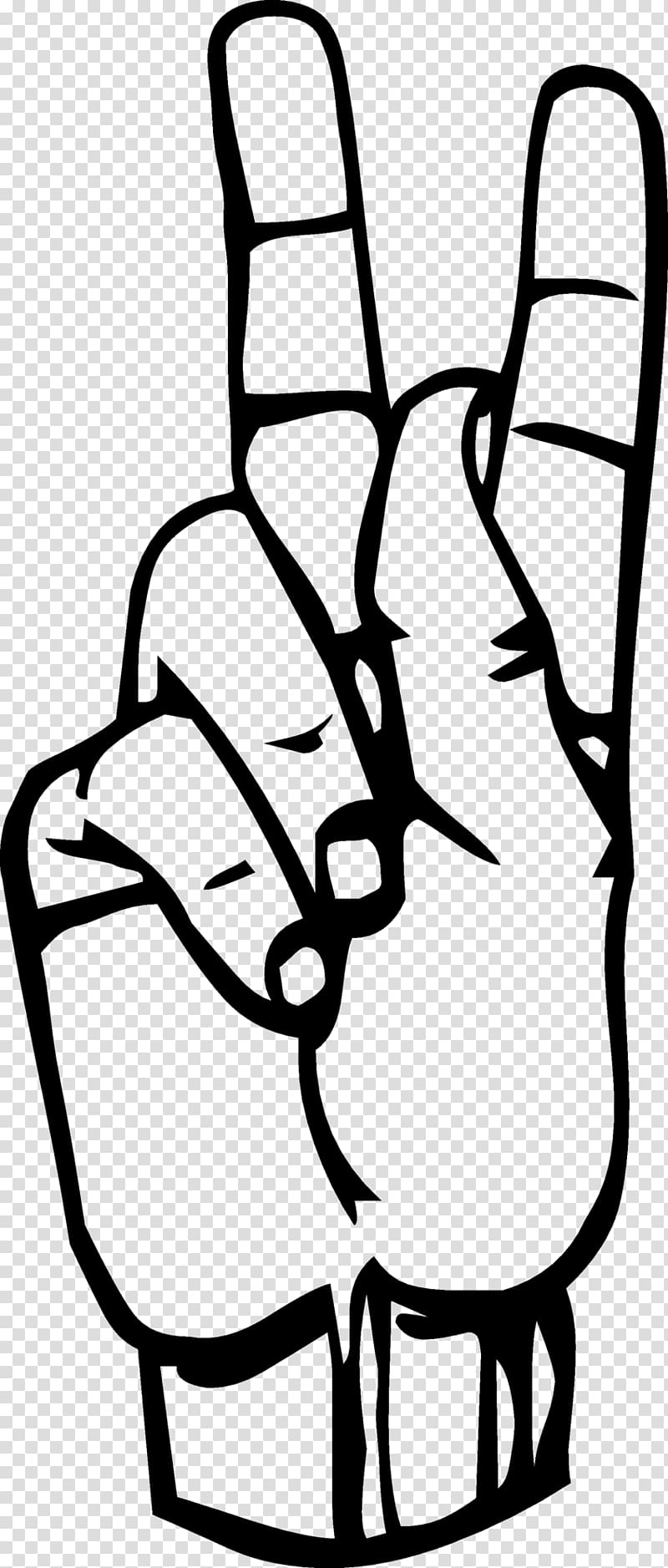 American Sign Language K Fingerspelling, finger transparent background PNG clipart