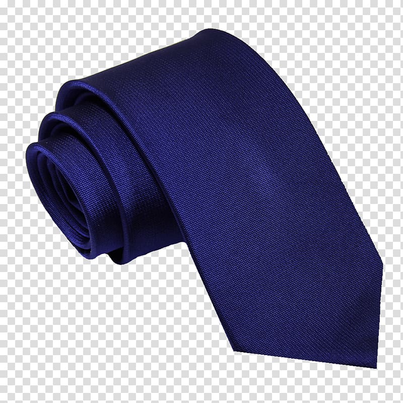 Necktie Cobalt blue Royal blue Silk, blue silk transparent background PNG clipart