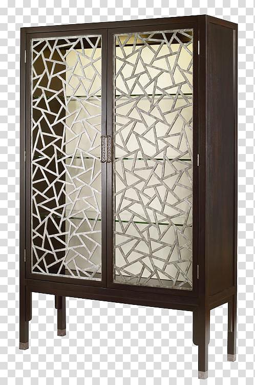 Wardrobe Table Cabinetry Furniture Chest of drawers, TV cabinet material beautiful,Fine hollow window transparent background PNG clipart