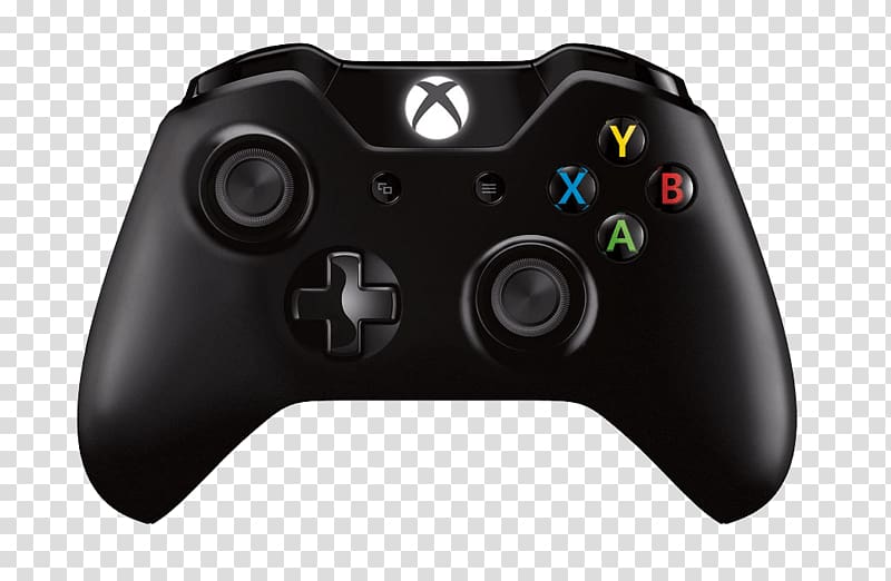 Xbox One controller Xbox 360 controller Black Microsoft Xbox One S, gamepad transparent background PNG clipart