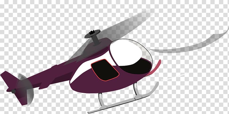 Helicopter rotor Airplane Aircraft Radio-controlled helicopter, helicopter transparent background PNG clipart