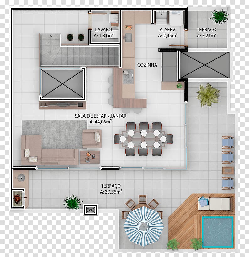 Floor plan, Gaivotas Garden Beach transparent background PNG clipart